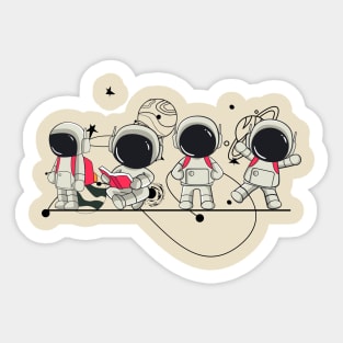 Space Explorer Sticker